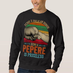Retro ist ein Vater zu sein ist eine Ehre, ein Pep Sweatshirt