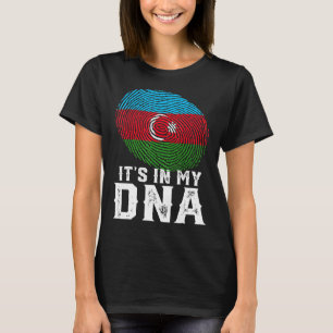 Retro ist in meiner DNA Fingerprint Aserbaidschan T-Shirt
