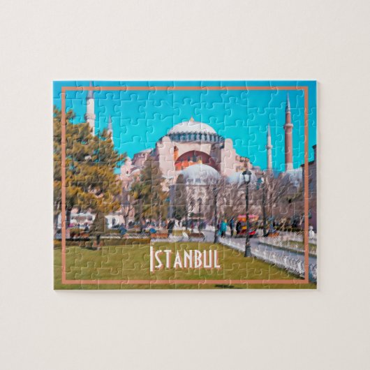 Retro Istanbul: Hagia Sophia Puzzle (Horizontal)