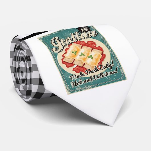 Retro Itailian Necktie Krawatte (Gerollt)