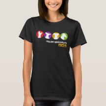 Retro Italian Greyhound Mama Moderne Silhouette