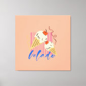 Retro Italian Ice Cream Cones Leinwanddruck (Vorderseite)