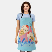 Retro Italian Ice Cream Cones Schürze (Getragen)