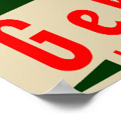 Retro-Italiangelato Poster (Ecke)