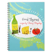 Retro italienisches notizblock (Vorderseite)