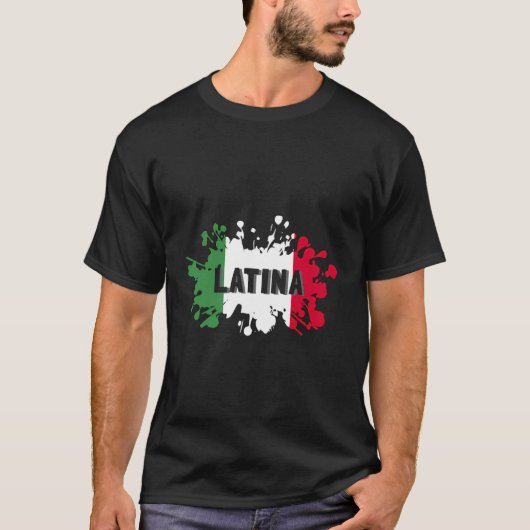 Retro Italy City Latina T-Shirt (Vorderseite)