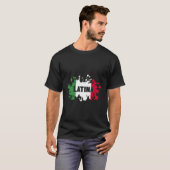 Retro Italy City Latina T-Shirt (Vorne ganz)