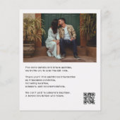 Retro Its A Date Photo Wedding Save The Date Flyer (Hinten)