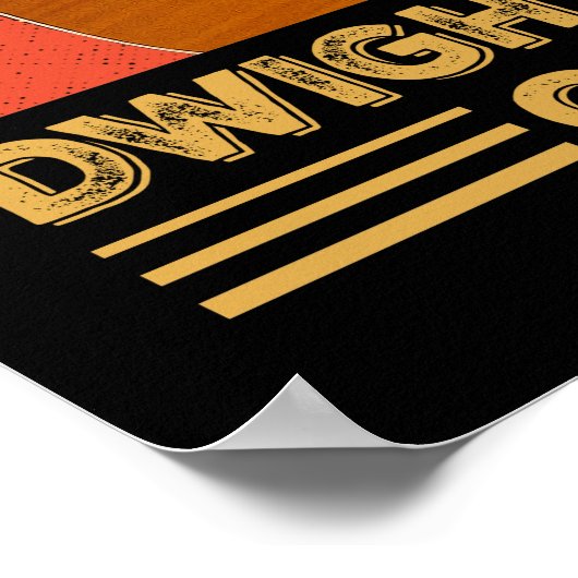 Retro Ja, ich bin alt, aber ich sah Dwight Yoakam Poster (Ecke)