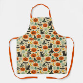 Retro Jack O Lanterns Halloween Schürze (Vorderseite)