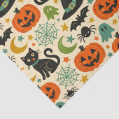 Retro Jack O Lanterns Halloween Seidenpapier (Ausschnitt)