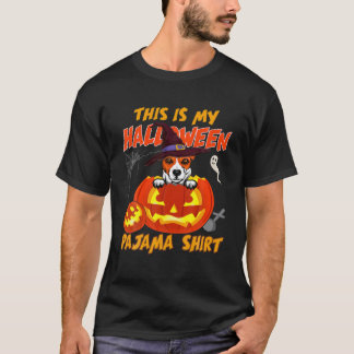 Retro Jack Russell Terrier Dies ist mein Halloween T-Shirt