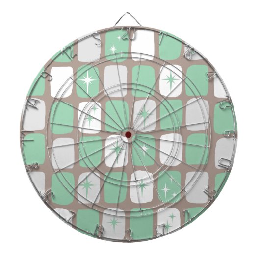 Retro Jade Sternexplosionen Dart Board Dartscheibe (vorne)