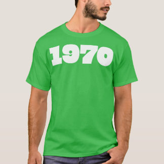 Retro-Jahr-Typografie 1970 T-Shirt