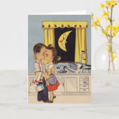 Retro Jahrestags-Gruß-Karte Karte (Gelbe Blume)