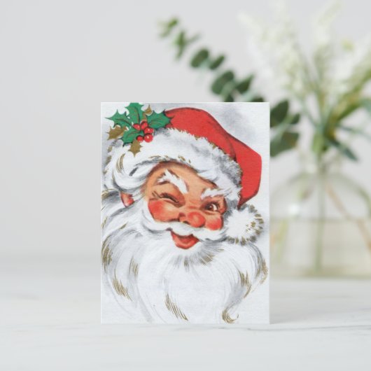 Retro-Jahrgang Weihnachten (Stehend Vorderseite)