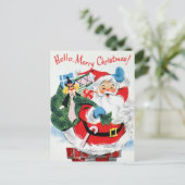 Retro-Jahrgang Weihnachten (Stehend Vorderseite)