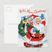 Retro-Jahrgang Weihnachten (Vorne/Hinten)