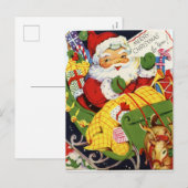 Retro-Jahrgang Weihnachten (Vorne/Hinten)