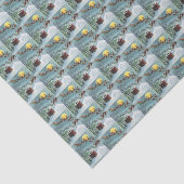 Retro-Jahrgang Weihnachten fliegen Weihnachtsgesch Seidenpapier (Ausschnitt)