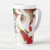 Retro-Jahrgang Weihnachten Milchtasse (Rechte Ecke)