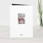 Retro-Jahrgang Weihnachten Scottie Hund (Rückseite)