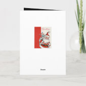 Retro-Jahrgang Weihnachten Weihnachten hinzufügen (Rückseite)