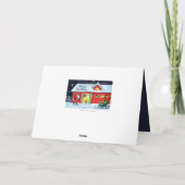 Retro-Jahrgang Weihnachten Weihnachten hinzufügen (Rückseite)