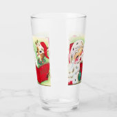Retro-Jahrgang Weihnachten Weihnachtsfeiertag Glas (Links)