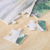 Retro-Jahrgang Weihnachten Weihnachtsfeiertag Puzzle (Seite)