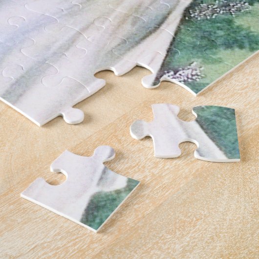 Retro-Jahrgang Weihnachten Weihnachtsfeiertag Puzzle (Seite)