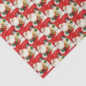 Retro-Jahrgang Weihnachten Weihnachtsschneemann Seidenpapier (Ausschnitt)