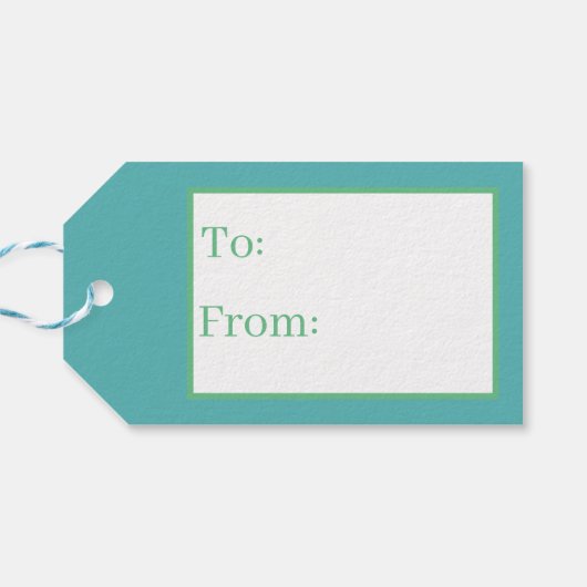 Retro-Jahrgang Weihnachtsangeln Geschenkanhänger (Rückseite Horizontal)