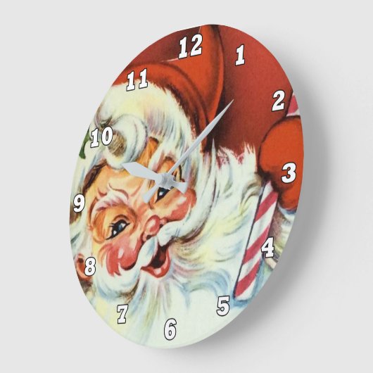 Retro-Jahrgang Weihnachtsdekor Große Wanduhr (Winkel)