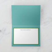 Retro-Jahrgang Weihnachtsfreundschaft Stimmung Karte (Innenseite)