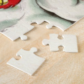 Retro-Jahrgang Weihnachtsschneemann Holiday Puzzle (Seite)