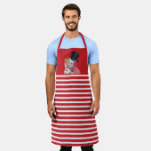 Retro-Jahrgang Weihnachtsschneemann Holiday Schürze (Getragen)