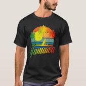 Retro Jamaica Sommerstrand Urlaub für Männer Fraue T-Shirt (Vorderseite)