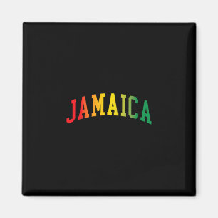 Retro Jamaika Reggae Vintage Jamaikaner Männer Fra Magnet
