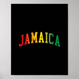 Retro Jamaika Reggae Vintage Jamaikaner Männer Fra Poster