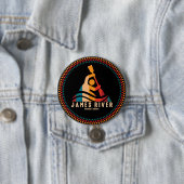 Retro James River Kayaking Button (Beispiel)
