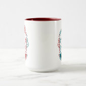 Retro Jamestown Wanderweg Tasse (Zentrum)