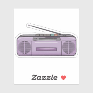 Retro Jams Aufkleber