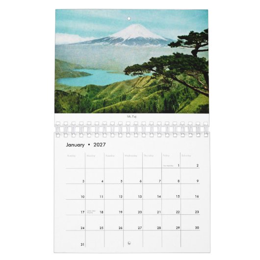 RETRO JAPAN 1920er Kalender (Jan 2027)