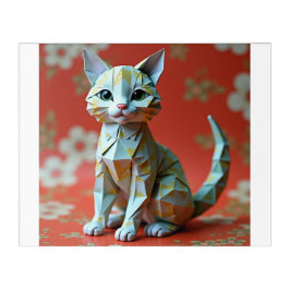 Retro Japan Art Cat Acryl Wandkunst