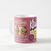 Retro-Japan-Stil mit Puppendesign Kaffeetasse (Vorderseite Links)