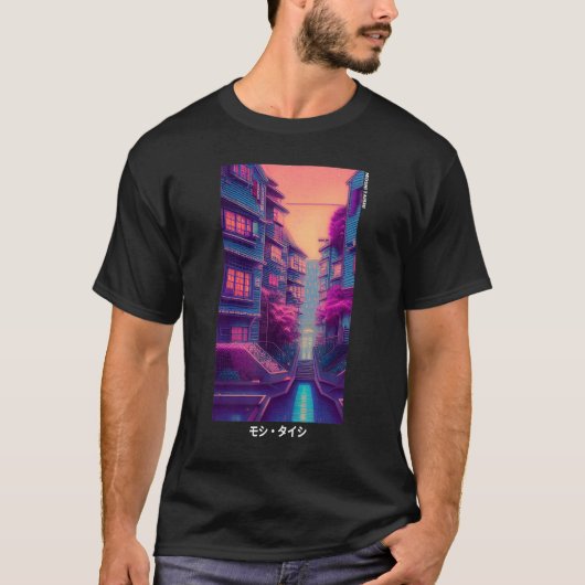 Retro Japanisch Vaporwave Otaku Ästhetik 2 der 90e T-Shirt (Vorderseite)