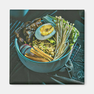 Retro japanische Kunst Magnet