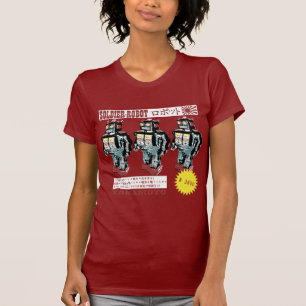 Retro japanische Spielzeug-Roboter-Anzeige T-Shirt