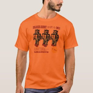 Retro-Japanische Spielzeugroboter-Werbung T-Shirt